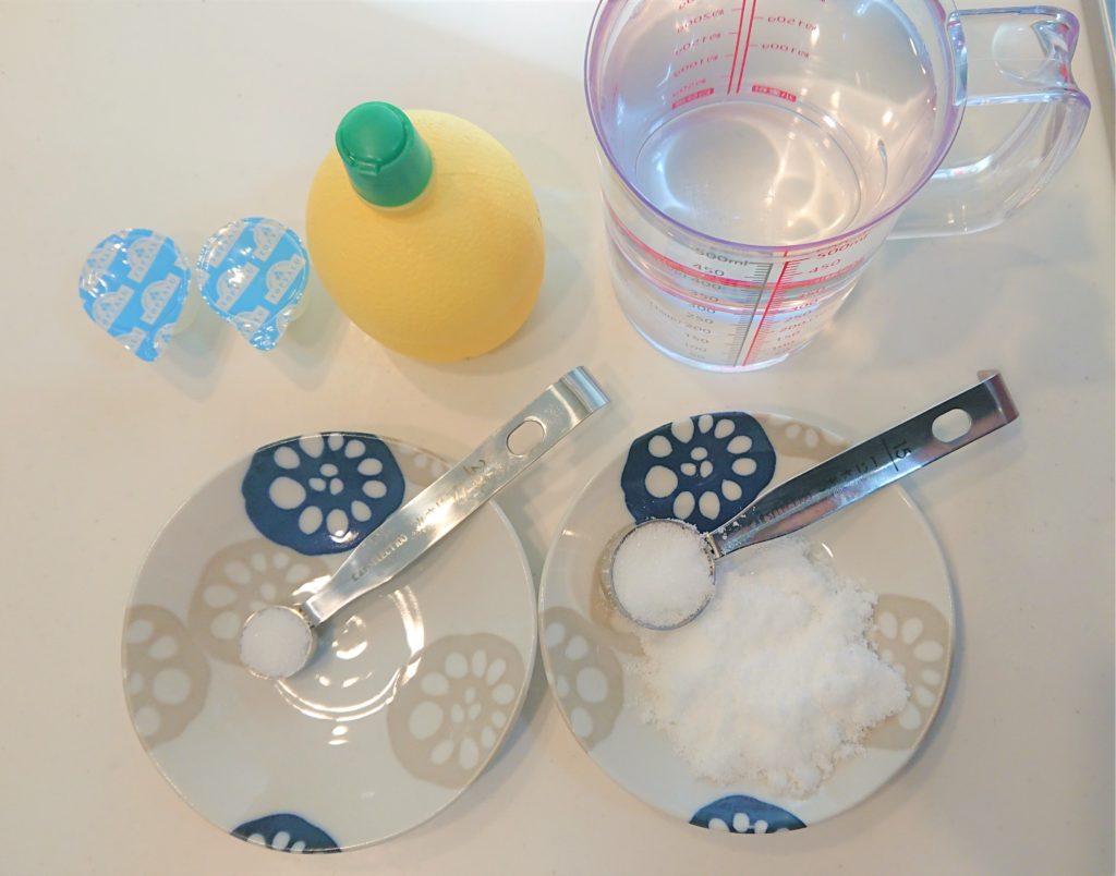 自宅で簡単 おいしいスポーツドリンクの作り方 熱中症対策 ゆりの便利グッズ